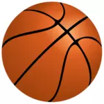 Vector image of basketball ball