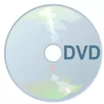 矢量图形的 DVD 图标