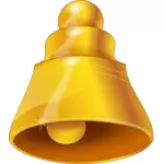 Vector graphics of golden bell symbol