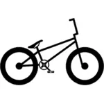 BMX как велосипед векторные картинки