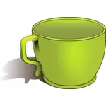 हरी कप वेक्टर छवि