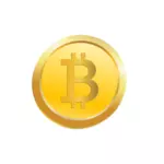Ilustração em vetor Bitcoin