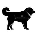 Black dog vector graphics | Public domain vectors