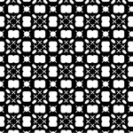 Black retro pattern