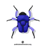 Blue insect