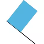 Blått flagg vektor illustrasjon