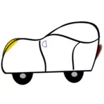 Illustratie van voertuig pictogram vector afbeelding