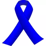 Blue ribbon vector  clip art