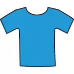 Sininen t-paita vektori kuva