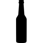 Coca Cola bottle silhouette vector image | Public domain vectors