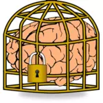 Locked brain