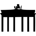 Vector graphics of Brandenburg Gate