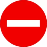 Kein Eintrag-Straßenschild