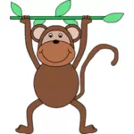 Monkey with a branch