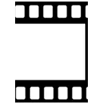 Кино лента подробно векторное изображение