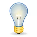 Light bulb vector icon