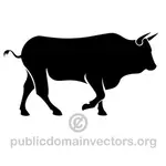 Bull vektor grafis