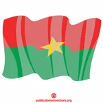 Burkina Faso nasjonalflagg