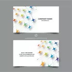 Company business card layout