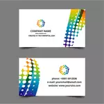 सदिश प्रारूप में व्यवसाय कार्ड लेआउट डिजाइन