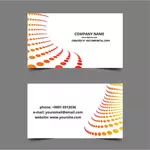 व्यापार कार्ड टेम्पलेट डिजाइन