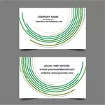 Şablon de vector Business card