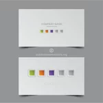 Business cards vector layout 10