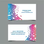 Abstract template for business cards
