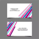 Business card design template vettoriale