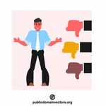 Businessman loser