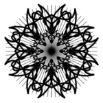 Vector clip art of rosette