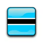 Botswana flagga vektor