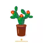 Cactus i ett pot