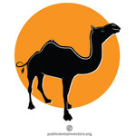 Camel silhouette vector image | Public domain vectors