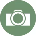 Круглая Камера этикетка векторной картинки