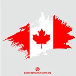 カナダ国旗塗装