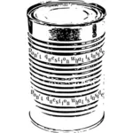 Canned Food vector clip art