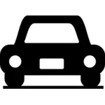 המכונית pictogram בתמונה וקטורית