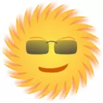 Mr. Sun vector image