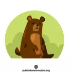 Tecknad björn