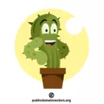 Kaktus mit Gesicht