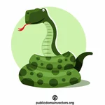 Snake cartoon style