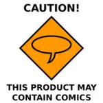 Comics-Vorsicht