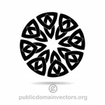 Diseño del vector nudo celta