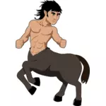 Vector clip art of a centaur