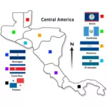 América Central info-gráfico