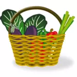 Shopping basket vector illustration