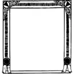 Vector image of champion frame