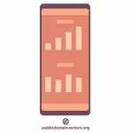 Smartphone with charts