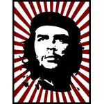 Che med rød bakgrunn